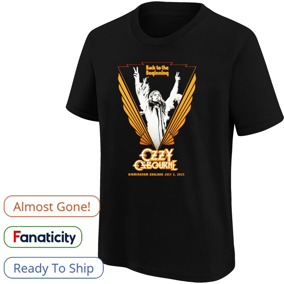 Got Live If You Want It！45th Anniversary Ozzy Osbourne Back To The Beginning 2025 Shirt, hoodie