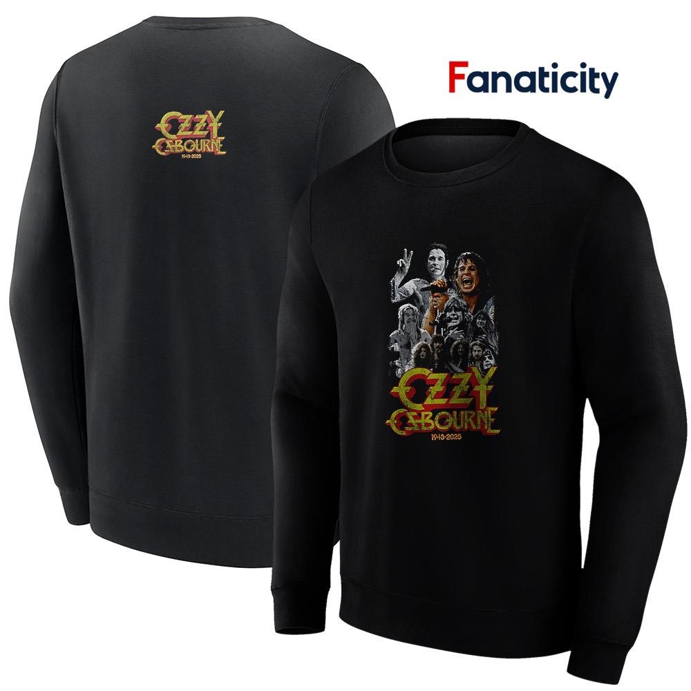 Ozzy Osbourne Memorial 1943 2025 graphic shirt, hoodie