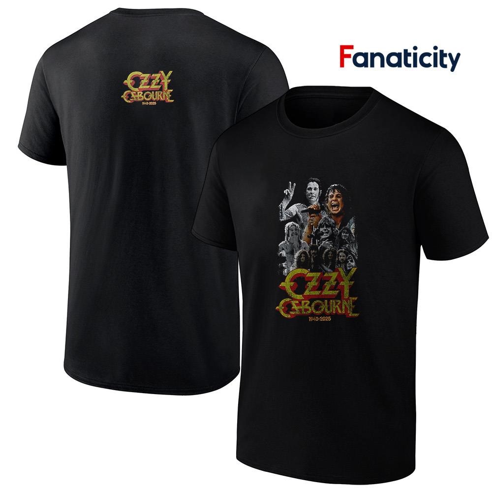 Ozzy Osbourne Memorial 1943 2025 graphic shirt, hoodie