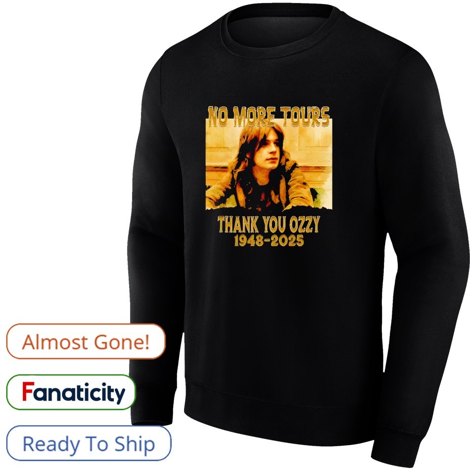 Ozzy Osbourne No More Tours 1948-2025 Shirt, hoodie, sweater