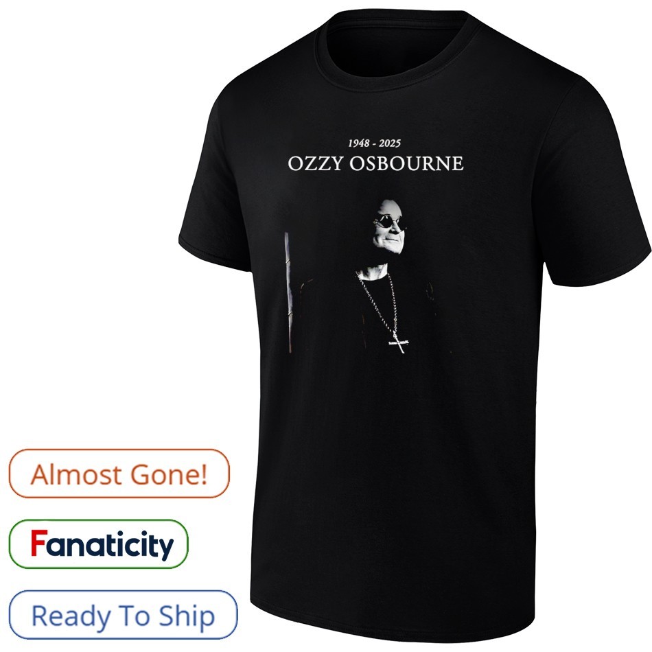 RIP Ozzy Osbourne 1948-2025 Thanks For The Memories Shirt