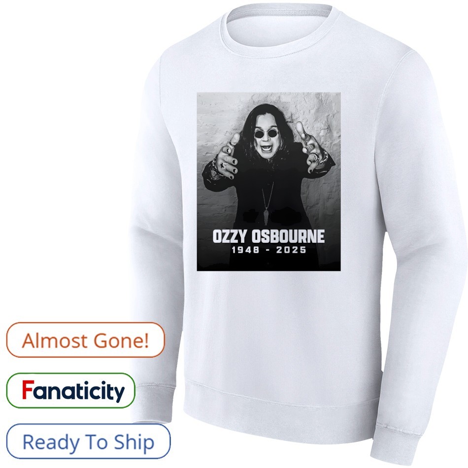 RIP Ozzy Osbourne Passed Away 76 Years Old 1948-2025 Shirt