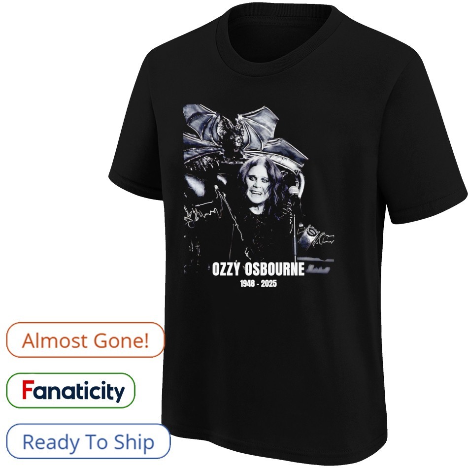 オベントウ Ozzy Osbourne 1948 – 2025 shirt, hoodie, sweater, long