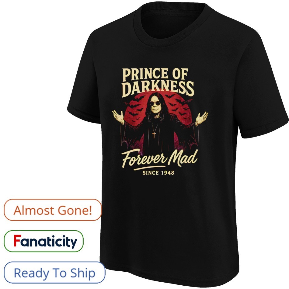 Rip Ozzy Osbourne 1948-2025 The Prince Of Darkness Shirt