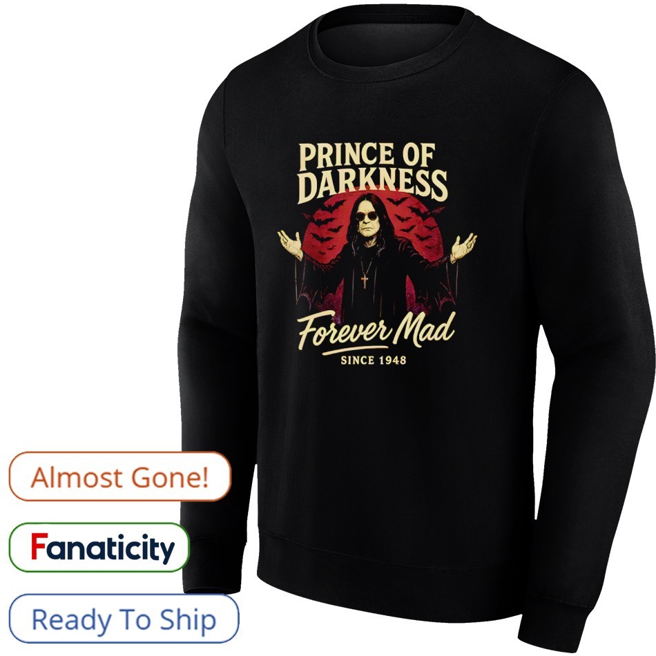 Rip Ozzy Osbourne 1948-2025 The Prince Of Darkness Shirt