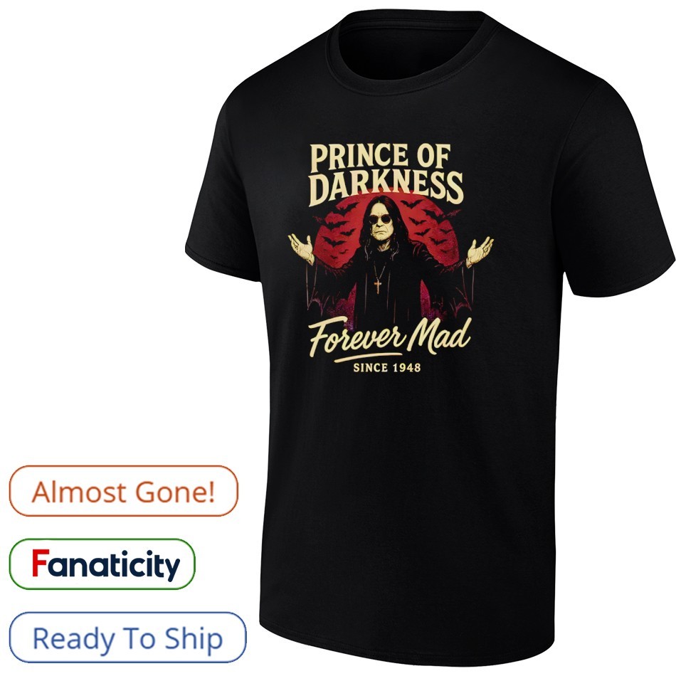 Rip Ozzy Osbourne 1948-2025 The Prince Of Darkness Shirt