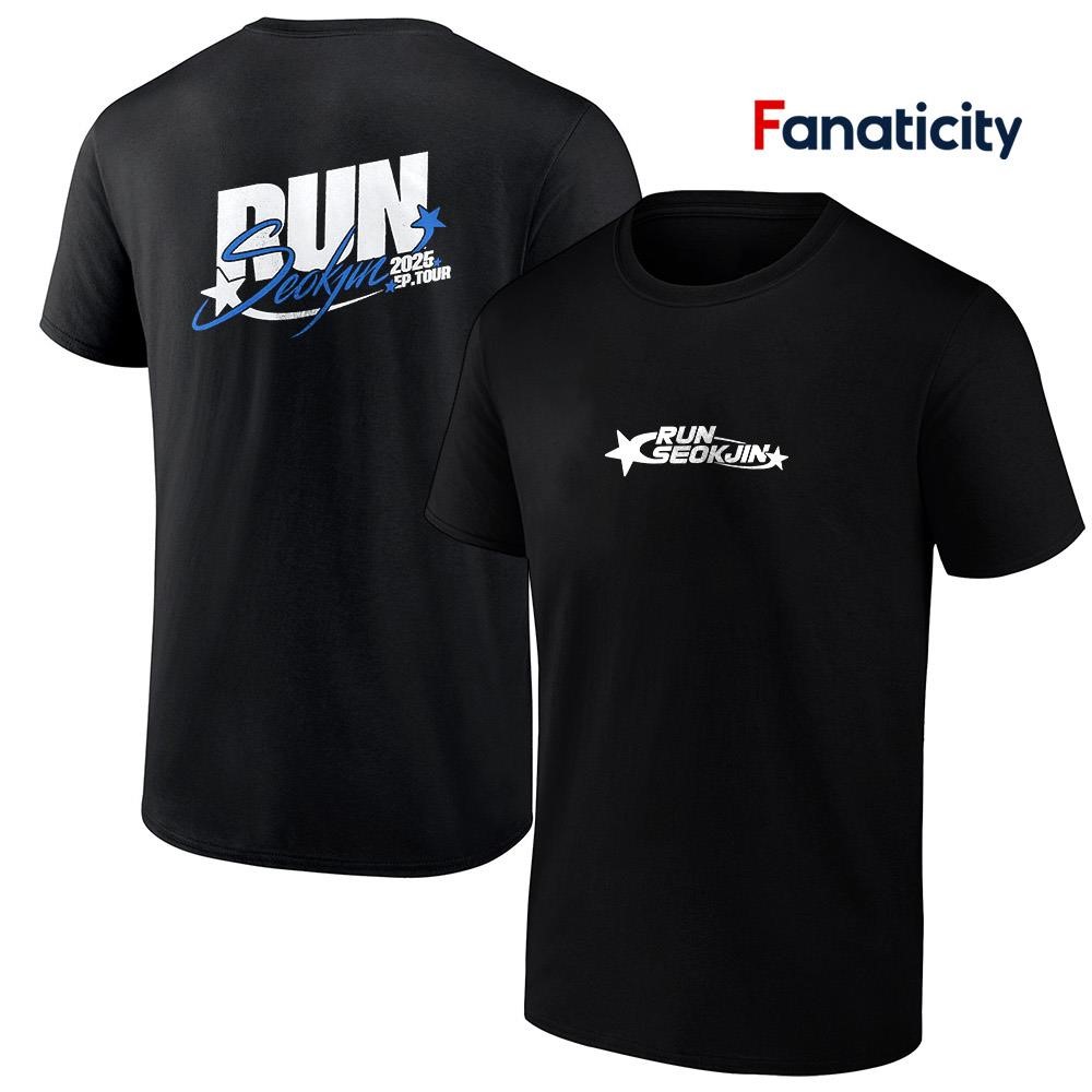 #RUN SEOKJIN EP TOUR 2025 Tシャツ Mサイズ 新品 Run SeoKjin Ep Tour 2025 stars shirt, hoodie, sweater, long