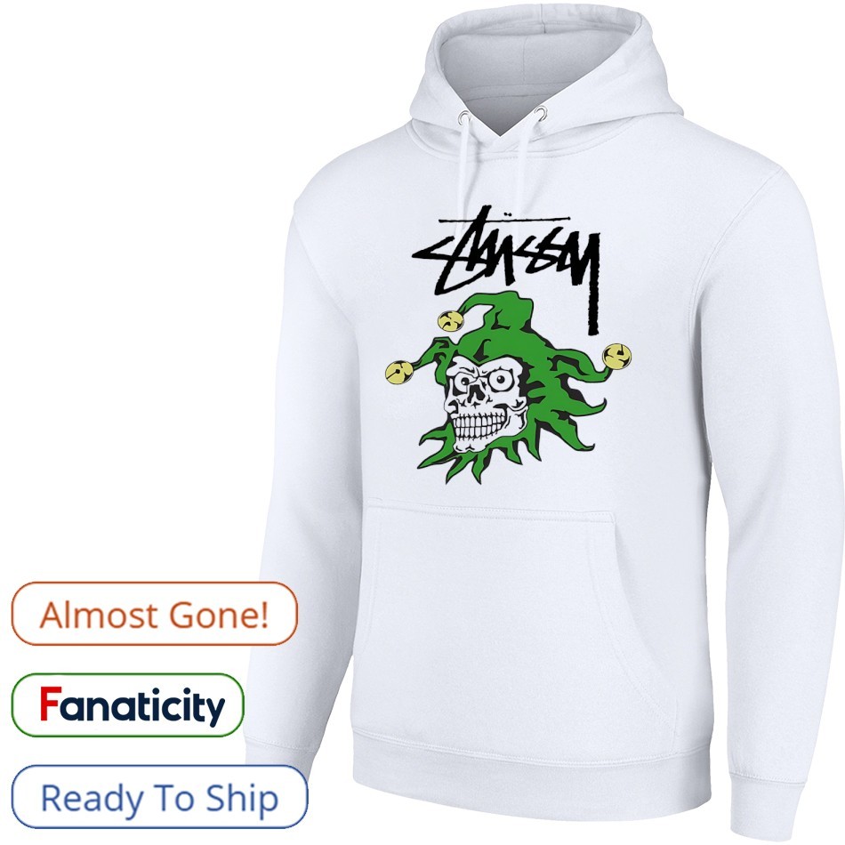 [Stussy] Tシャツ Joker T-Shirt ★送料込★ Stussy skull joker shirt, hoodie, sweater, long sleeve and