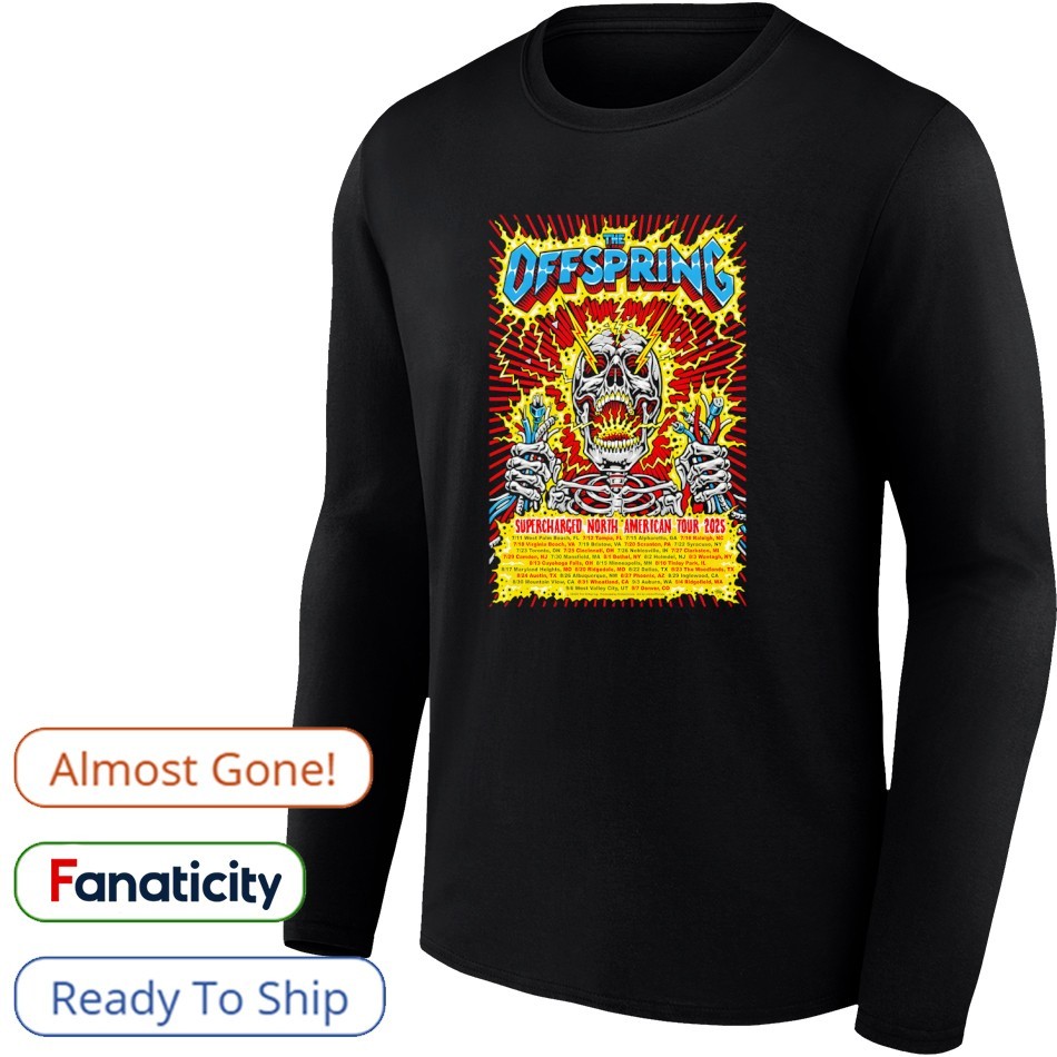 宅配 American North 2025 Offspring The Tour hoodie Shirt, ミュージシャン