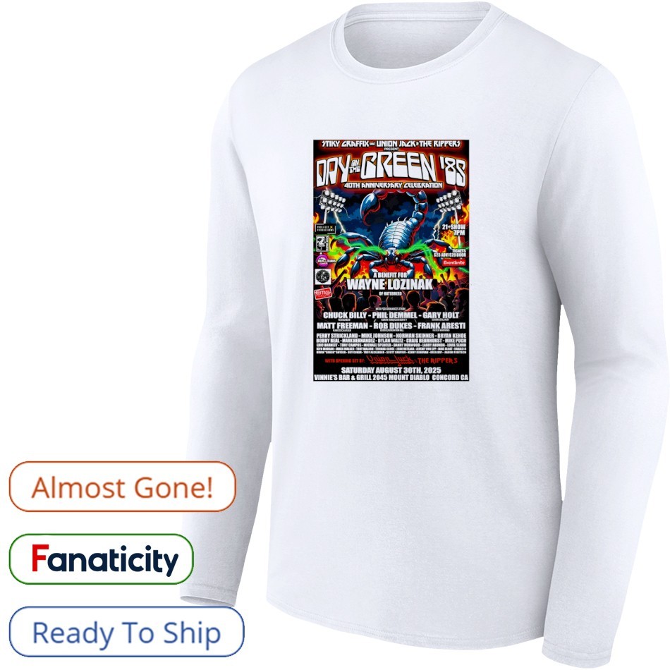 Tour Summer 2025 Day On The Green 85 Poster New Shirt