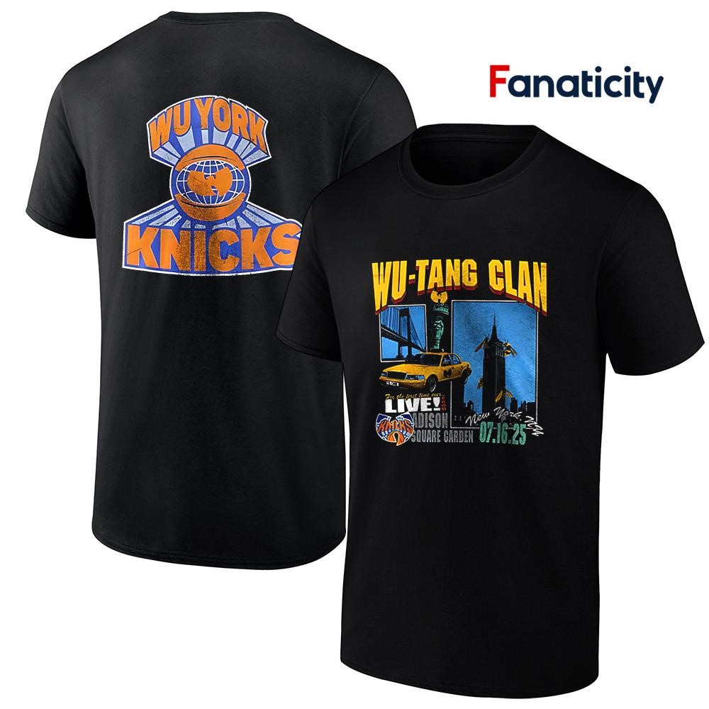 Wu-Tang Clan x New York Knicks in the first time over tour