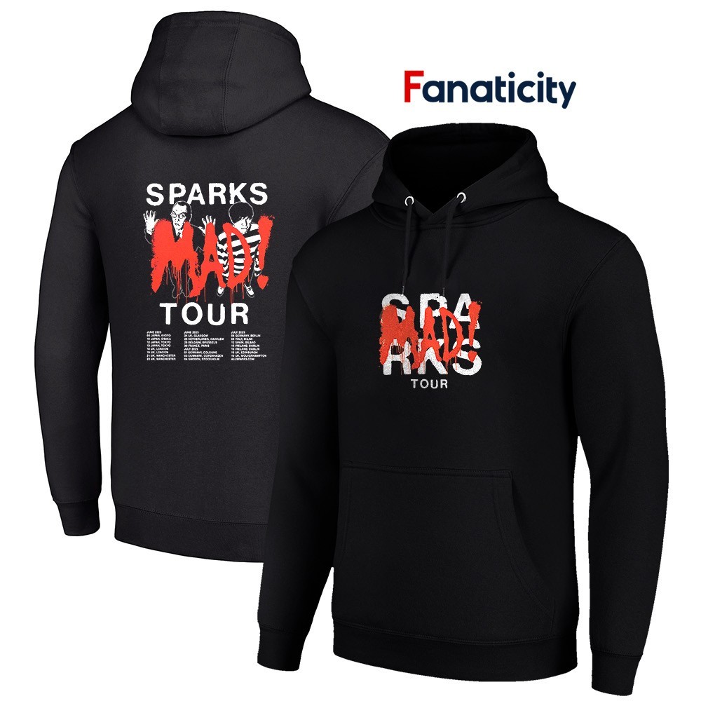 SPARKS MAD! TOUR2025　公式Tシャツ Sparks Mad Tour 2025 T-shirt - Ricardo Seco Shop