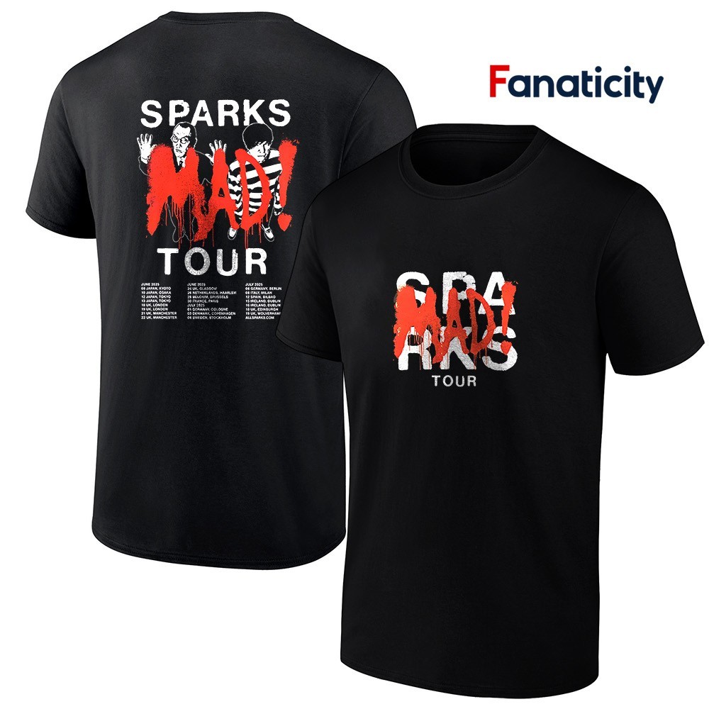 2025 Sparks Mad tour roster shirt, hoodie, sweater, long