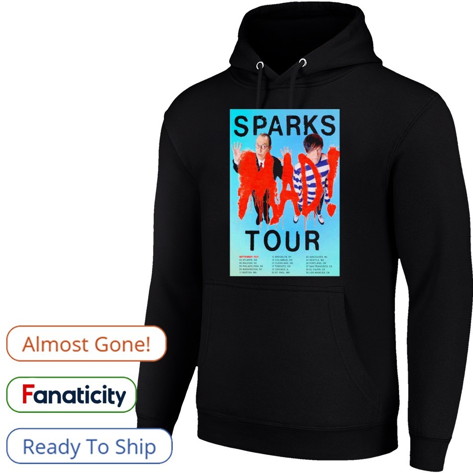 SPARKS MAD! TOUR2025　公式Tシャツ Sparks Mad Tour 2025 T-shirt - Ricardo Seco Shop