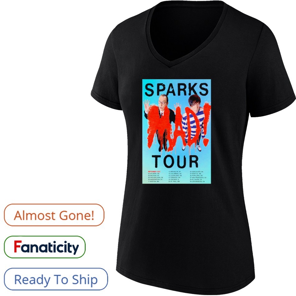 SPARKS MAD! TOUR2025　公式Tシャツ Sparks Mad Tour 2025 T-shirt - Ricardo Seco Shop