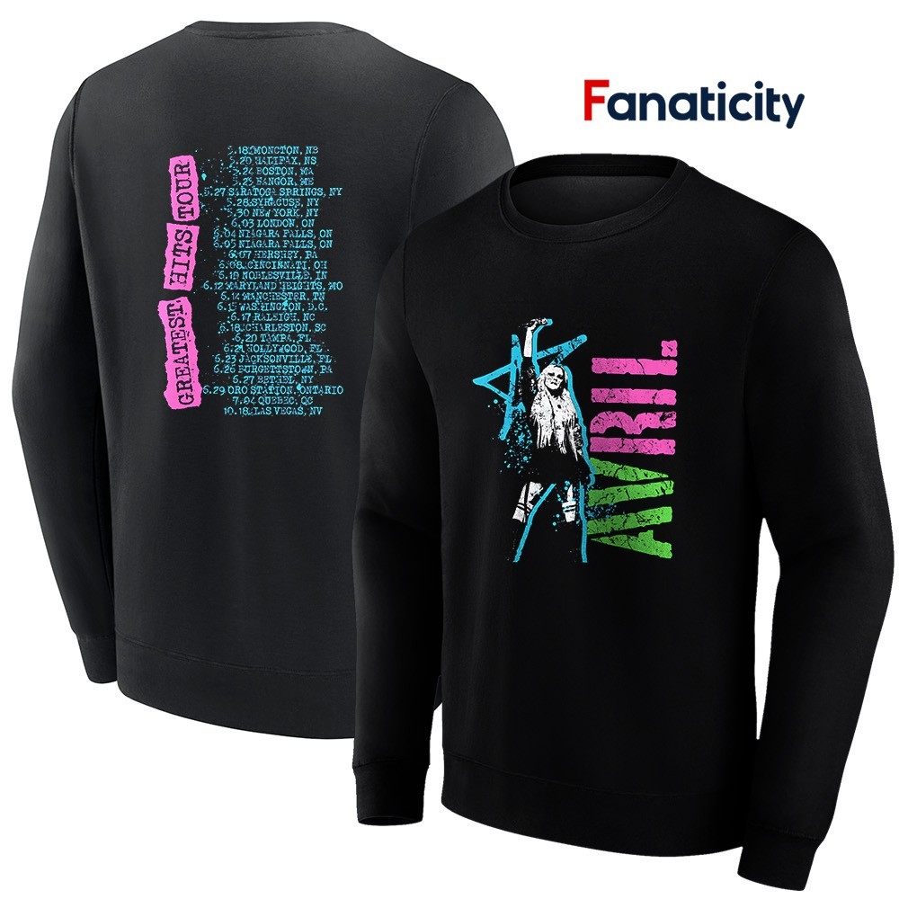Avril Lavigne Japan Tour 2022 Tシャツ 新品同 Avril Lavigne Japan Tour 2022 Tシャツ M 黒 ブラック