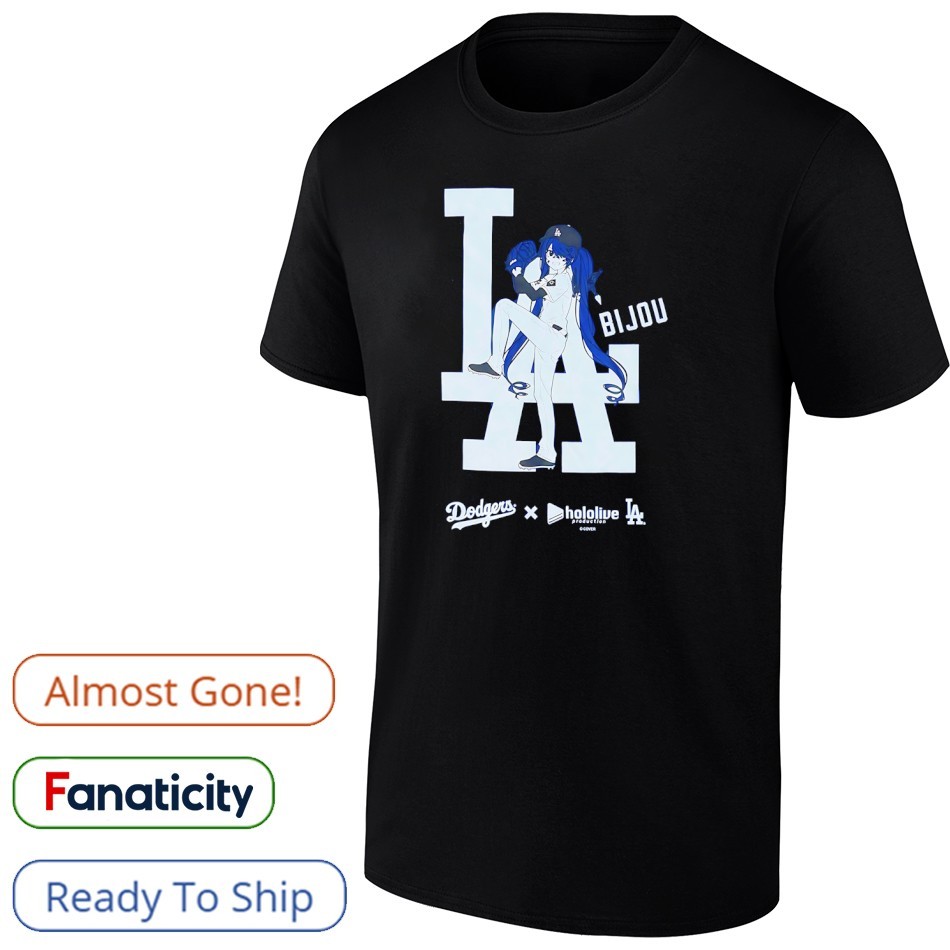 [新品•未使用] Dodgers x hololive Tシャツ XL Dodgers Hololive IN HAND Baseball Shirt Limited Edition GAWR
