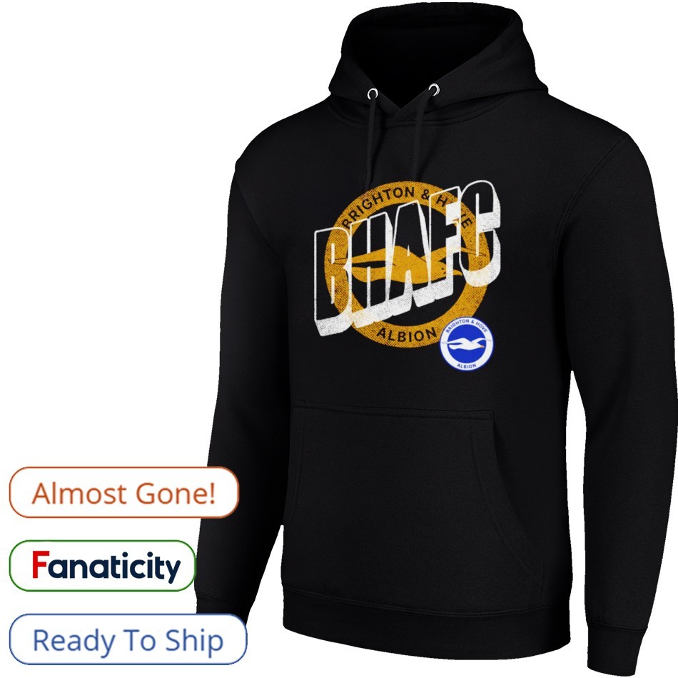 Brighton And Hove Albion FC Wave Bold WHT Shirt, hoodie