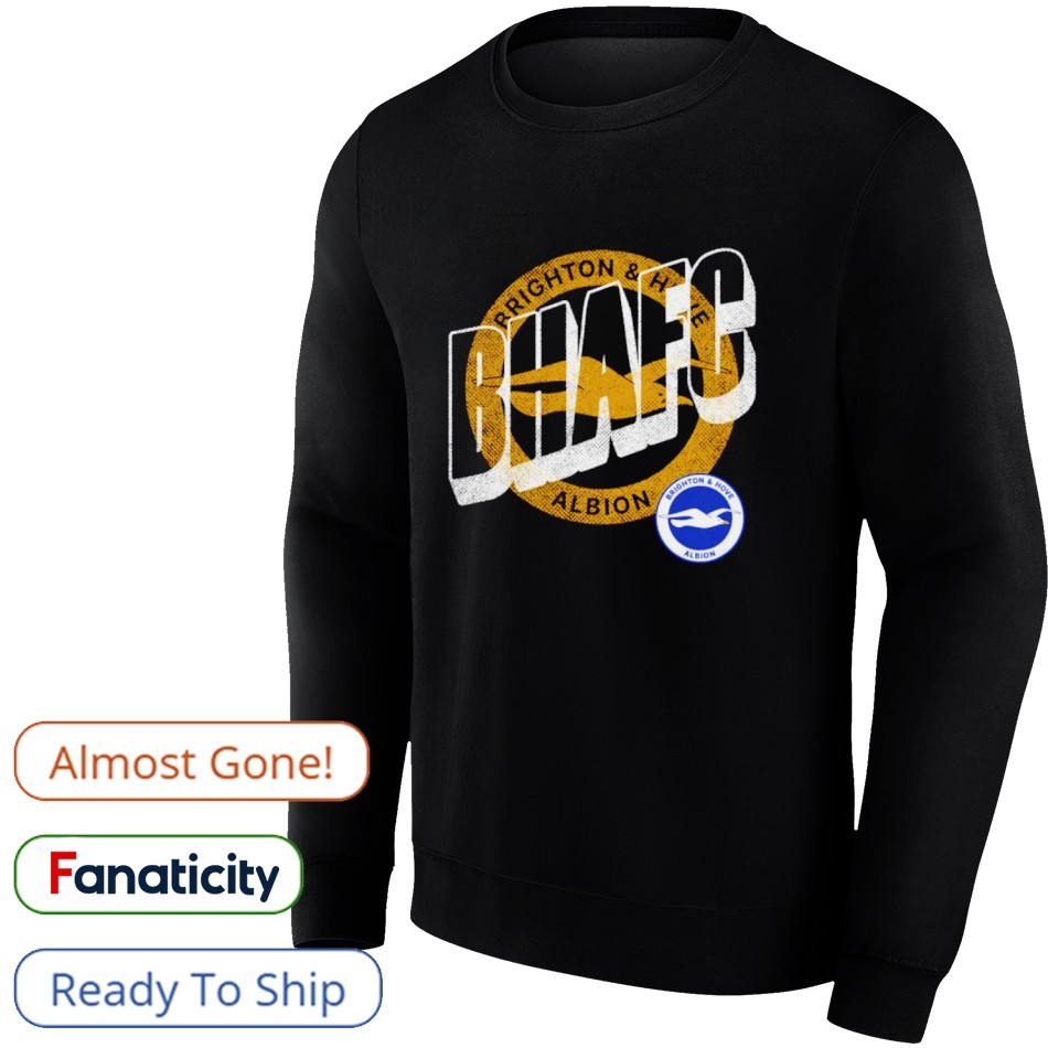Brighton And Hove Albion FC Wave Bold WHT Shirt, hoodie