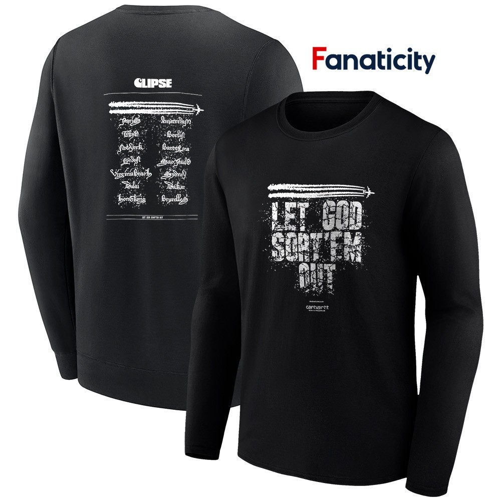 Carhartt Wip X Clipse let God sort em out shirt, hoodie