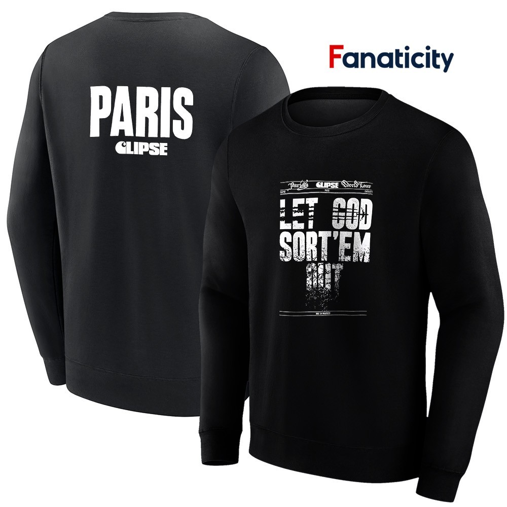 パーカー・フーディ CARHARTT LET GOD SORT'EM OUT HOODIE HS5D0090 Carhartt WIP Let God Sort'Em Out Hoodie, Black / White