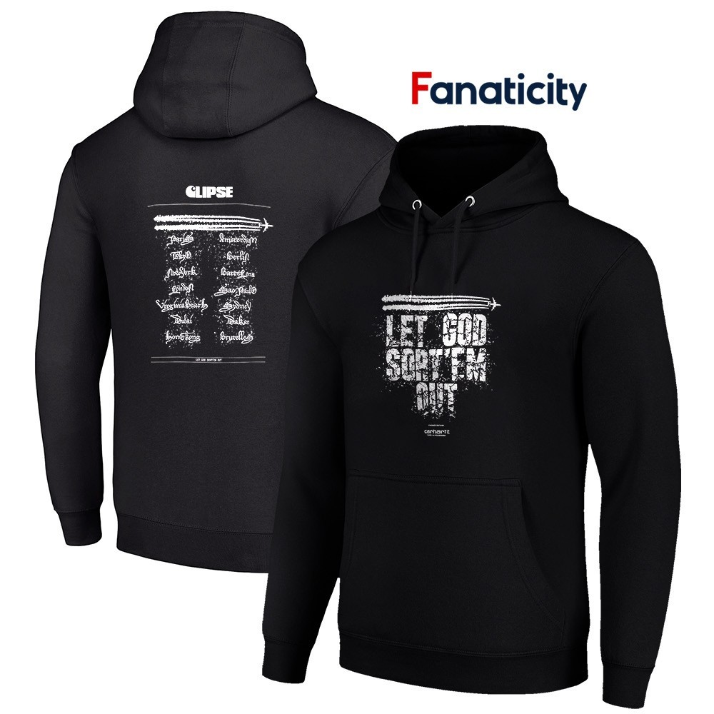 【Carhartt】 LET GOD SORT'EM OUT HOODIE ★ LOOSE BALLOON FIT CARHARTT WIP X CLIPSE LET GOD SORT EM OUT HOODIE – Clipse