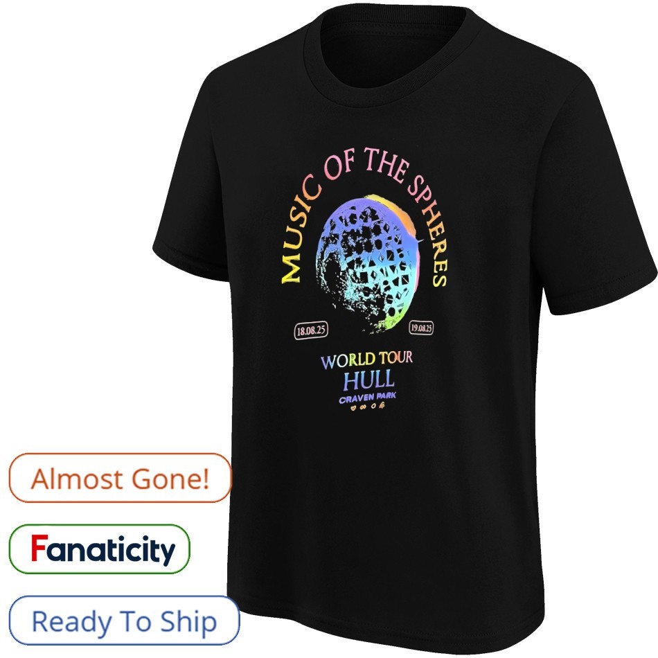 Coldplay Music of the Spheres World Tour 2025 shirt, hoodie