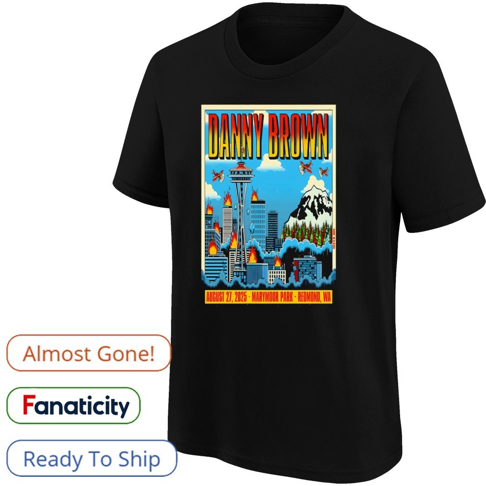 B'z UNITE2 2025 R＆R Tシャツ(2XL) Danny Brown Redmond WA 08 27 2025 Poster Shirt, hoodie