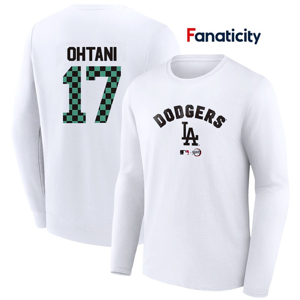 OHTANI 17 DODGERS XL Tシャツ鬼滅の刃コラボ 受注販売】Fanatics MLB×鬼滅の刃 コラボ ロサンゼルス