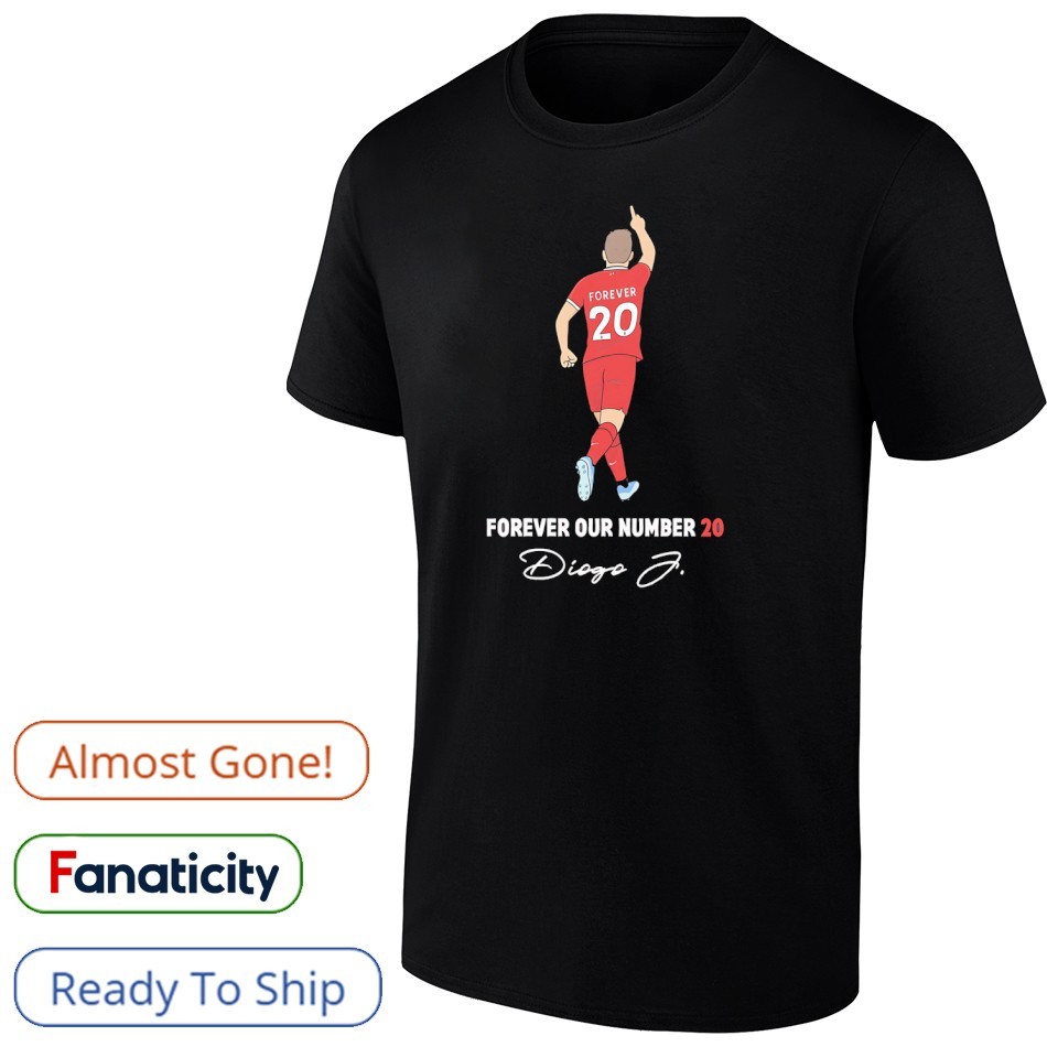 Liverpool FC Diogo Jota 20 DRI-FIT シャツ Diogo Jota forever our number 20 Liverpool FC signature