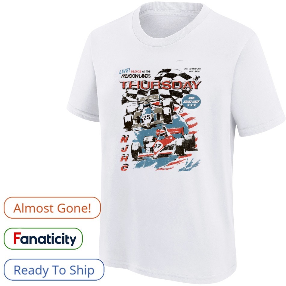 East Rutherford New Jersey Thursday Band 08.09.2025 shirt
