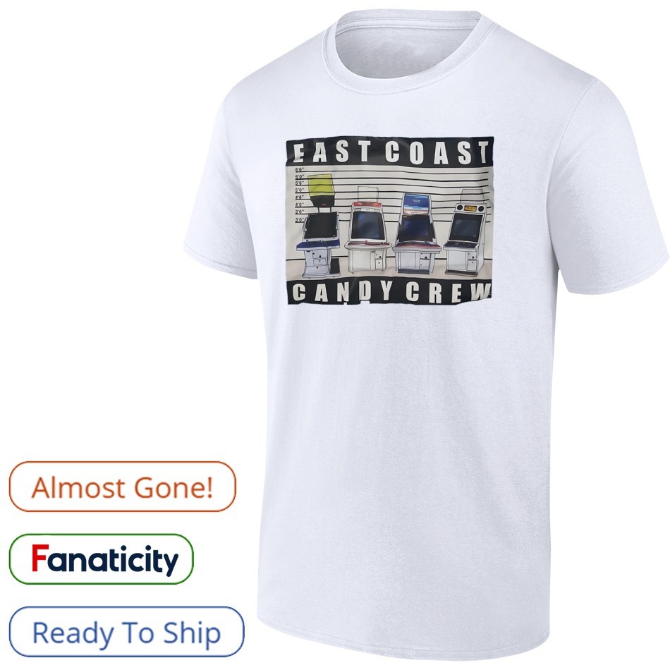 East coast candy crew arcade game machine shirt, hoodie