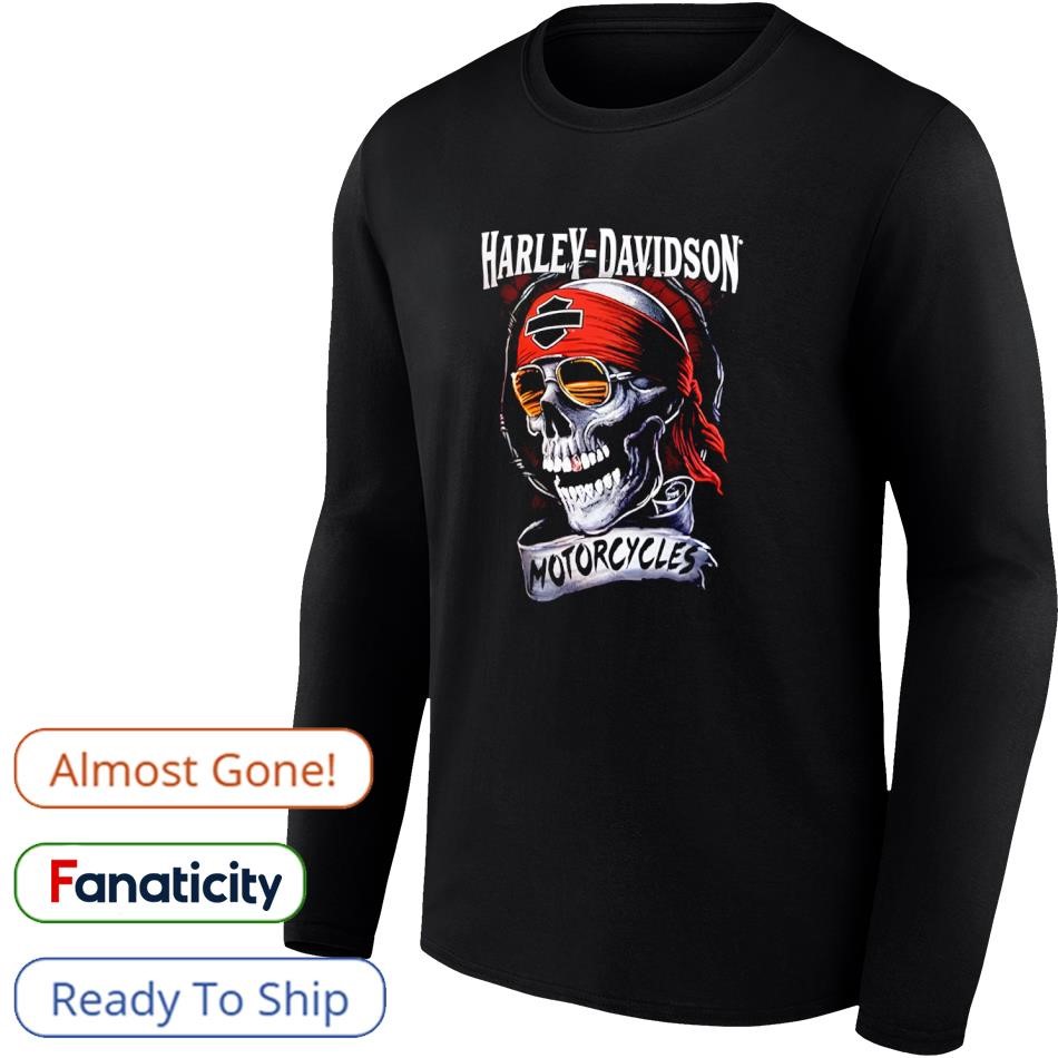 Harley Davidson Shady Skull Shirt, hoodie, sweater, long