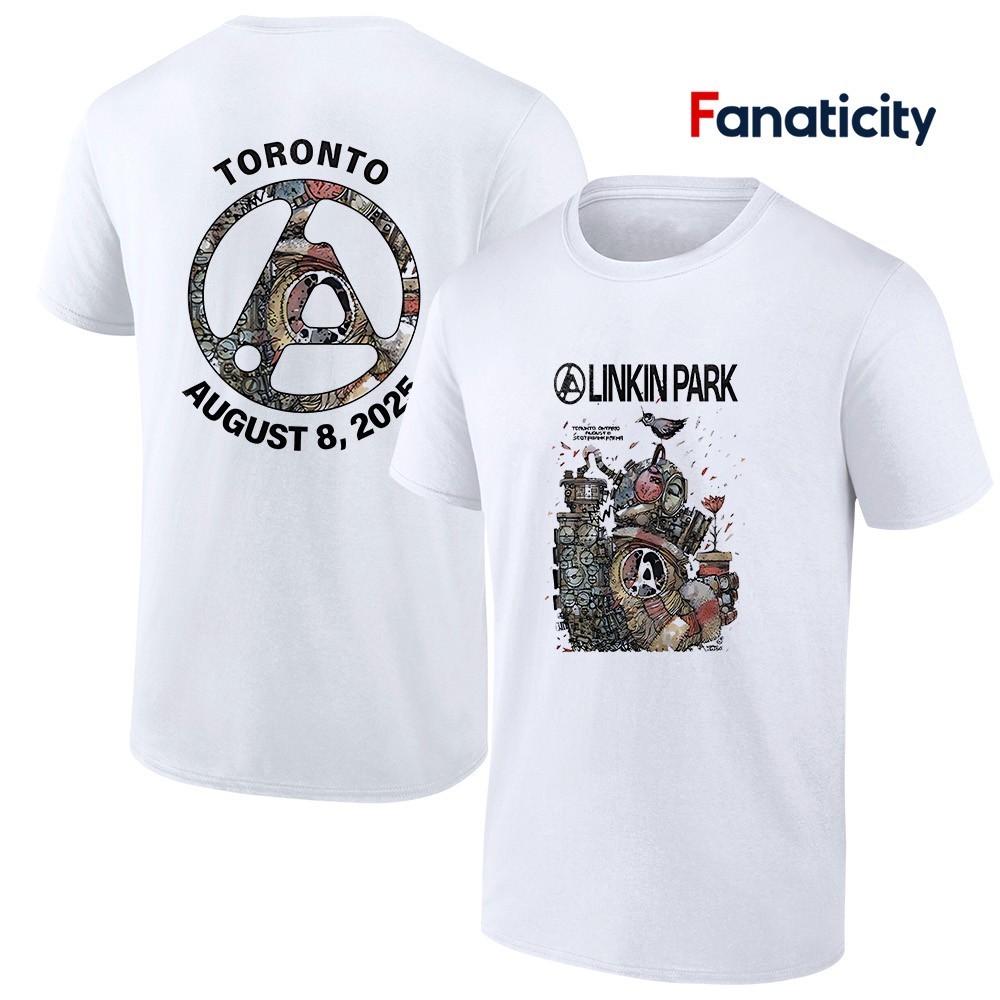 Linkin Park From Zero World Tour 2025 Toronto artwork shirt