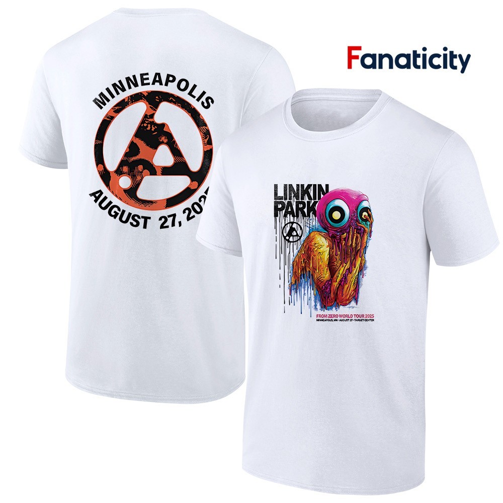Linkin Park From Zero world tour 2025 Minneapolis art shirt