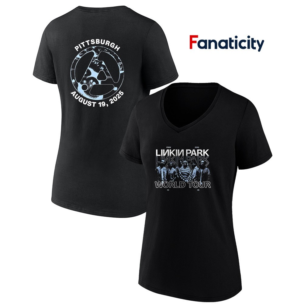 Linkin Park FROM ZERO WORLD TOUR Tシャツ L From Zero World Tour Texture Fill White Tee – Linkin Park Store