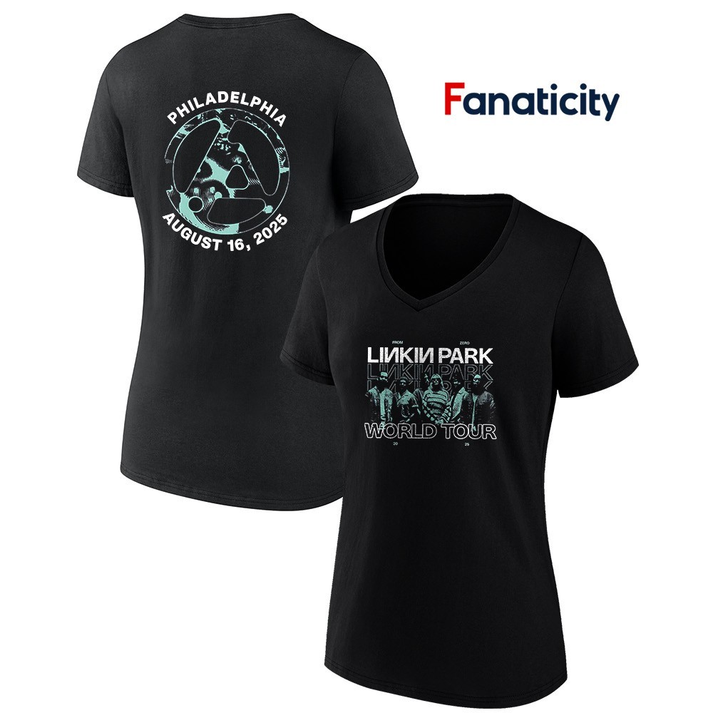 Linkin Park from Zero World Tour 2025 Philadelphia shirt