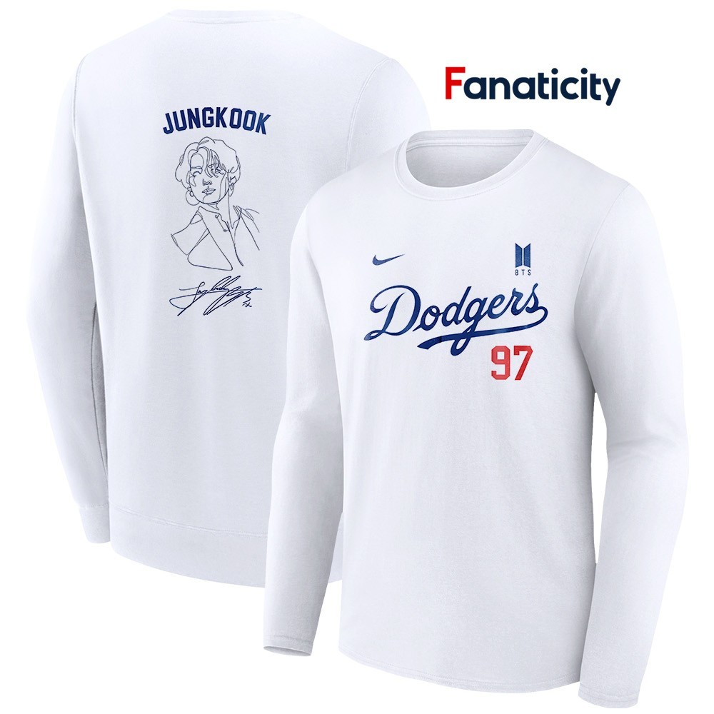Los Angeles Dodgers X Jeon Jungkook BTS 2025 art signature