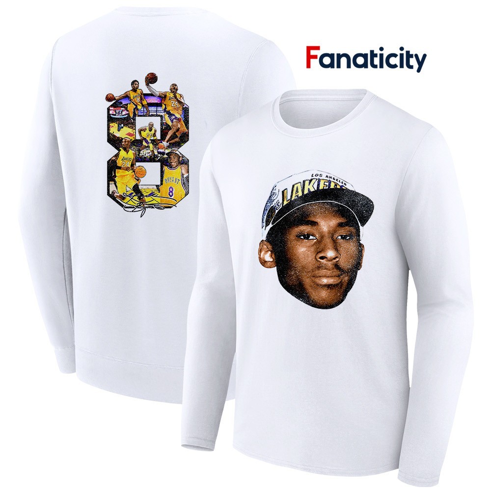 Los Angeles Lakers Kobe Bryant 8 portrait signature shirt