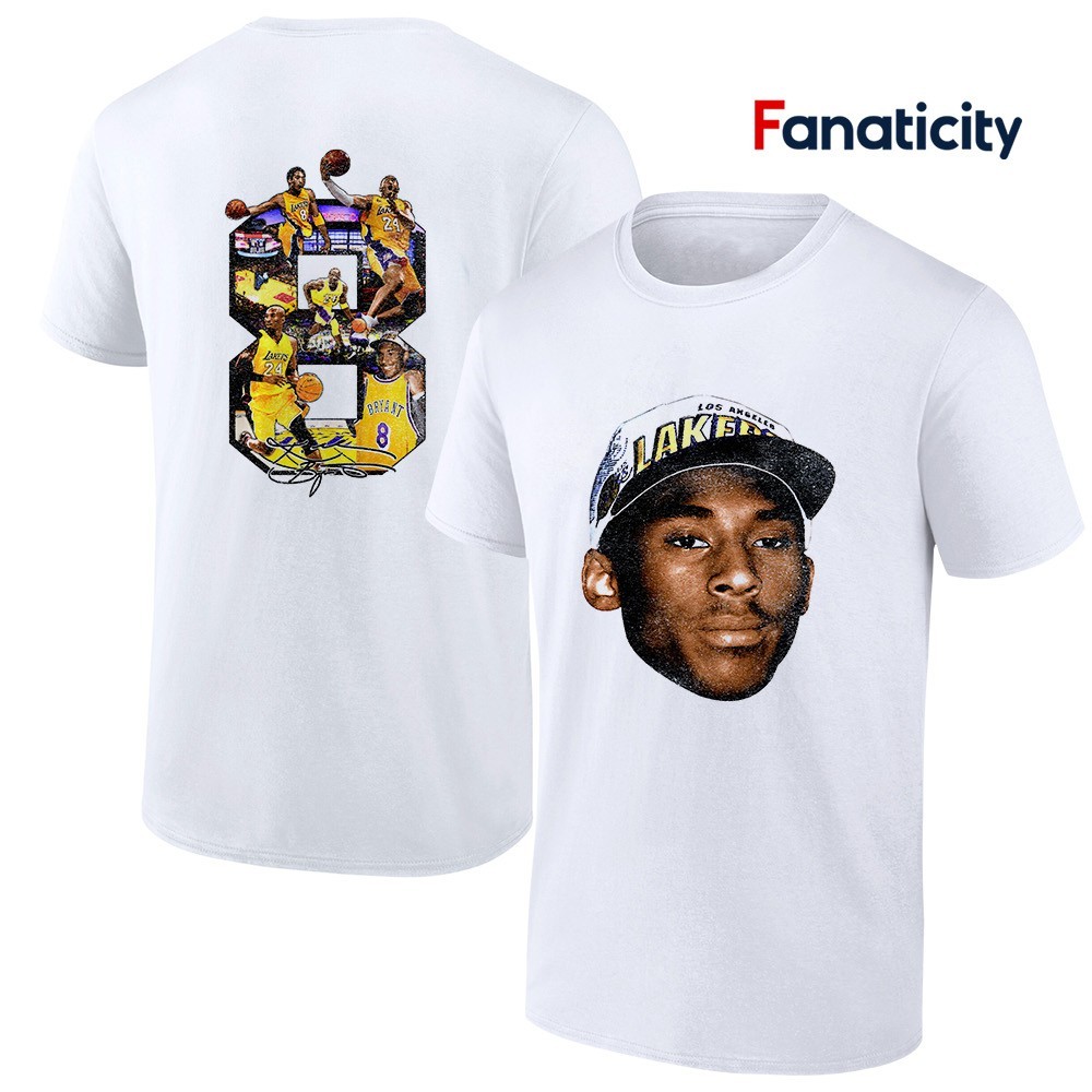 カッキー Los Angeles Lakers Kobe Bryant 8 portrait signature shirt