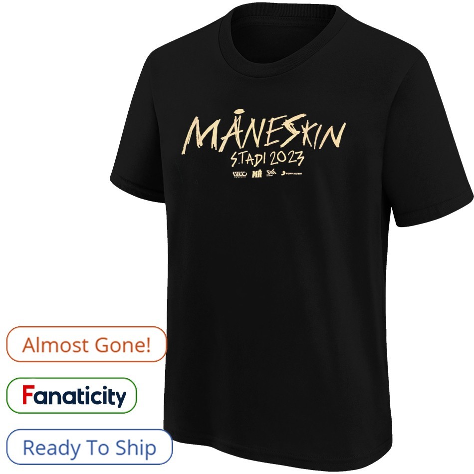 Måneskin サイン入り Tシャツ Måneskin サイン入り Tシャツ