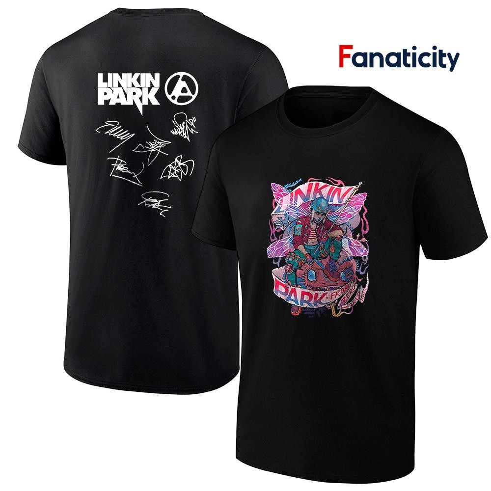 (新品) Linkin Park ワールドツアー Tシャツ　Lサイズ 新品未使用未洗濯】LINKIN PARKワールドツアーTシャツ Lサイズ