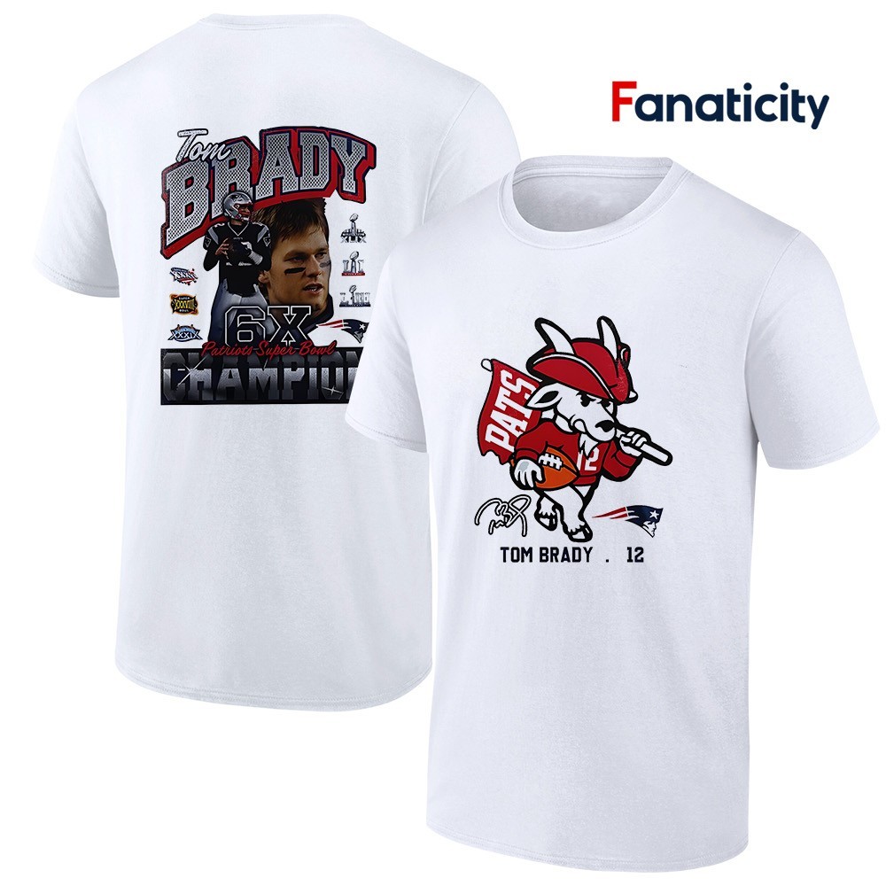シャツ New England Patriots Tom Brady New England Patriots unveil statue Tom Brady Goat 6x Super