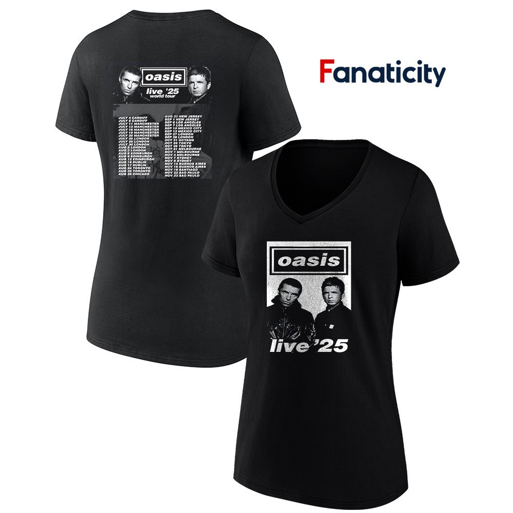 Oasis live'25 World tour dates shirt, hoodie, sweater, long
