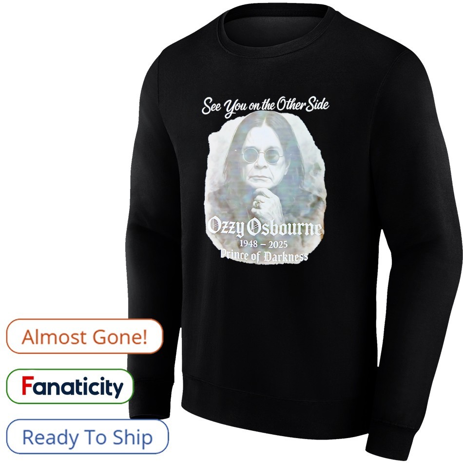 Ozzy Osbourne 1948 2025 see you on the other side prince of