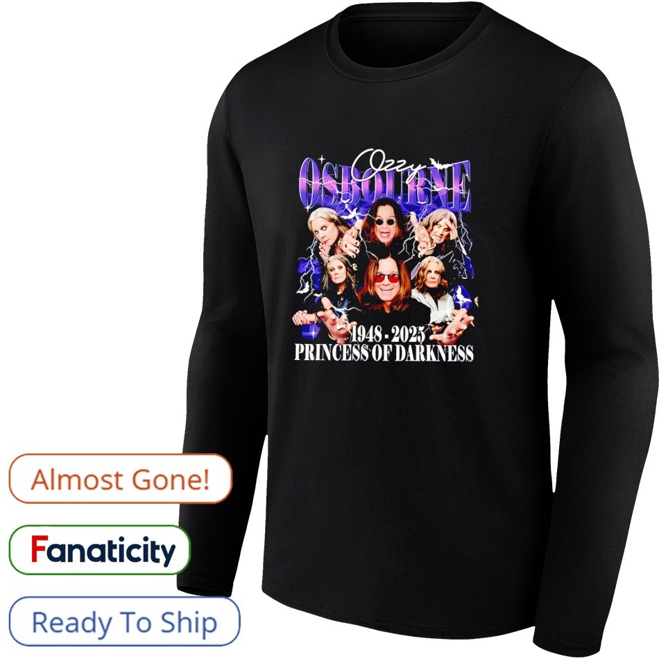 オマージュ Ozzy Osbourne Prince Of Darkness 1948 2025 shirt, hoodie