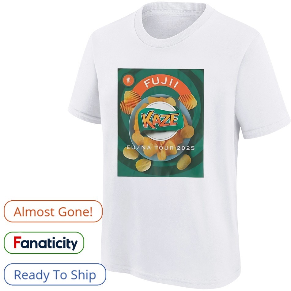 藤井風 ポテチ Tシャツ ソルト EU / NA TOUR 2025 Potato chip Fujii Kaze Eu Na tour 2025 shirt, hoodie