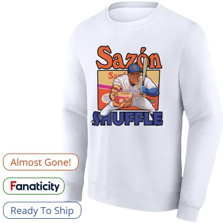 Sazon Shuffle New York Baseball Shirt, hoodie, sweater, long
