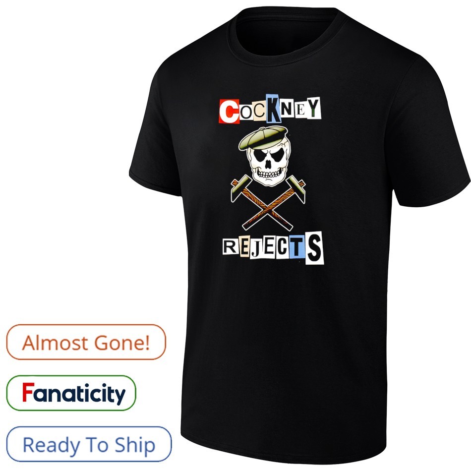 Cockney Rejects Tシャツ　Mサイズ Skull cockney rejects shirt, hoodie, sweater, long sleeve