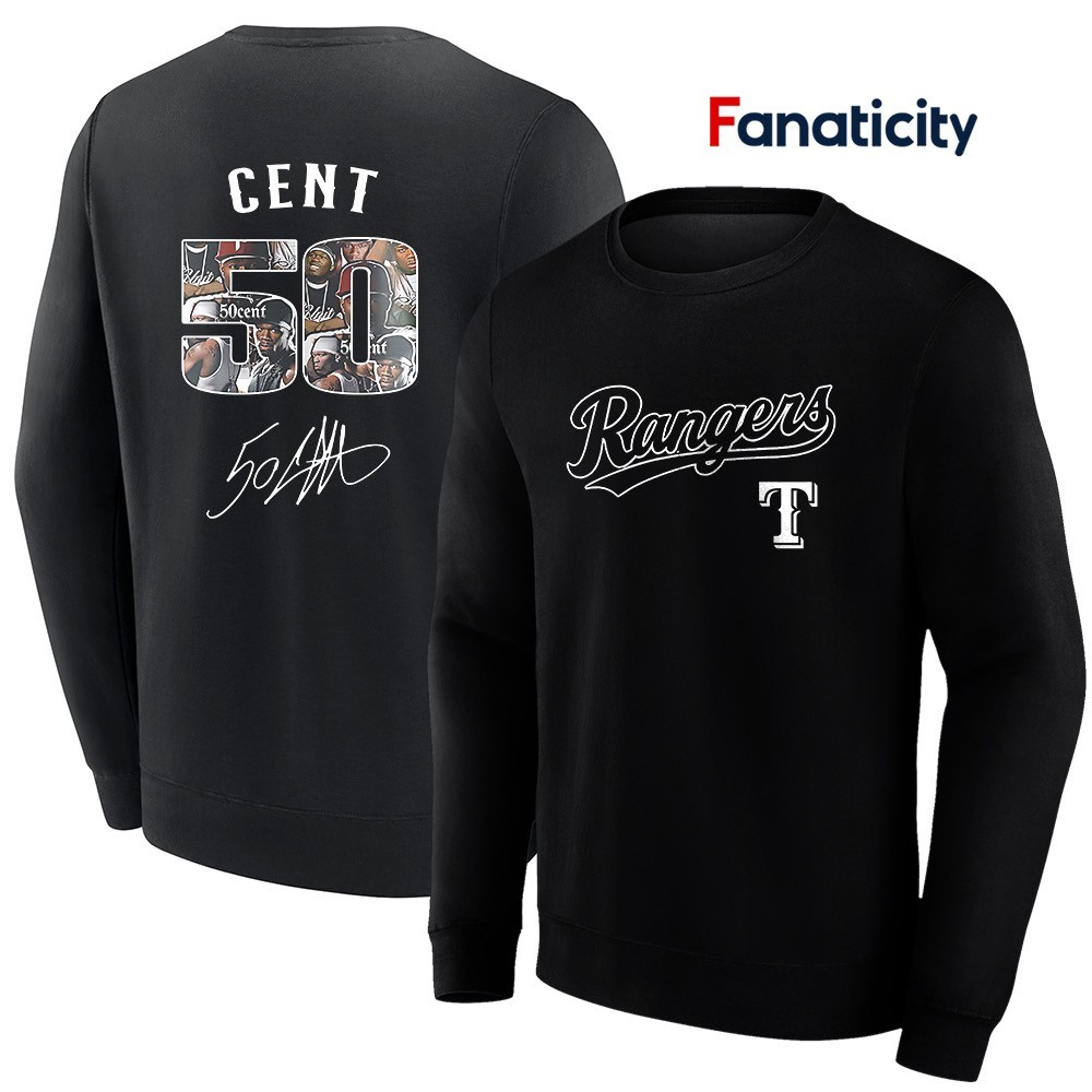 Texas Rangers x 50 CENT 2025 baseball shirt, hoodie, sweater